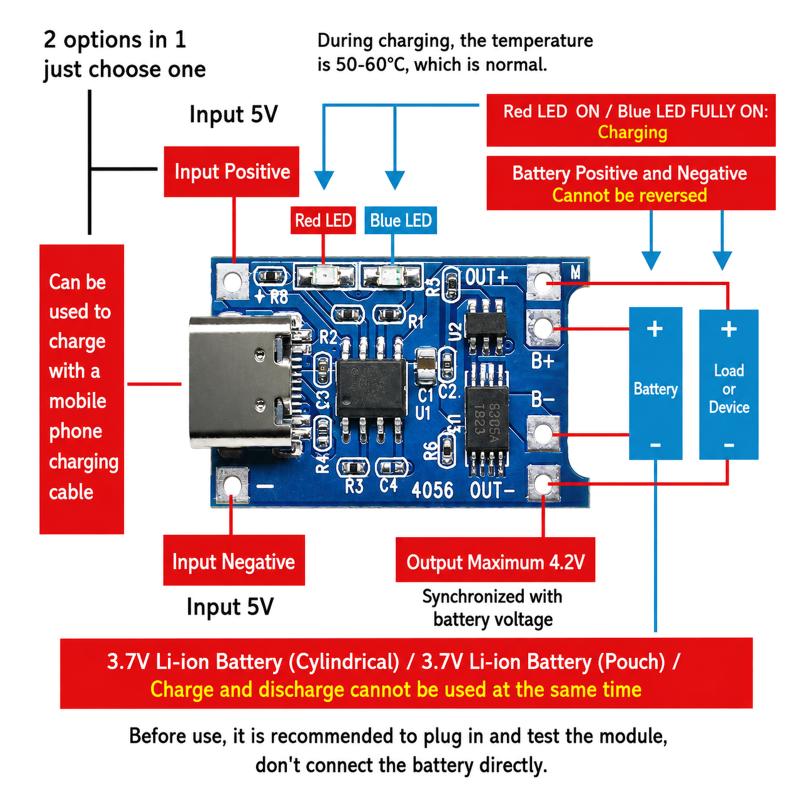 Tp4056 Module - Module de chargeur de batterie au