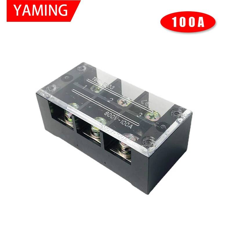 Screw Terminal Block - 2 pièces TBC-1003 100A 3P 600V