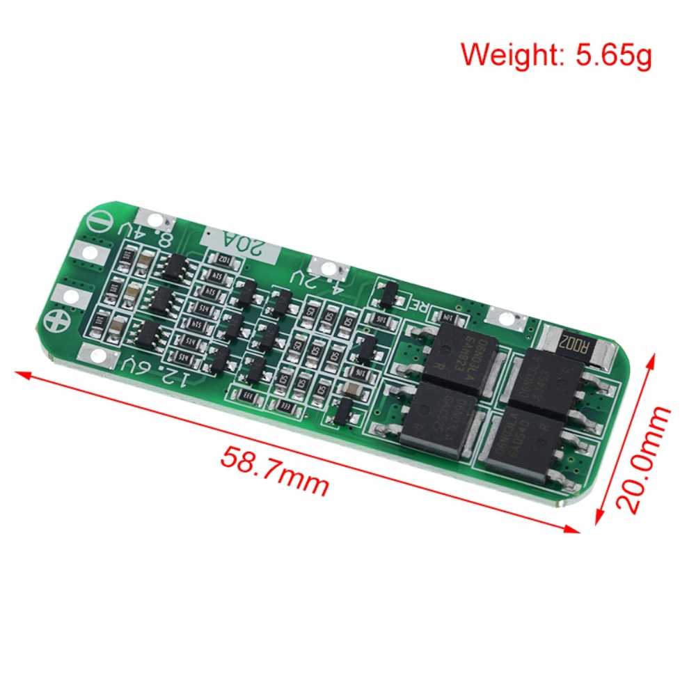 Li Ion Charger Module - Batterie Lithium Li-ion 3S 20a, chargeur