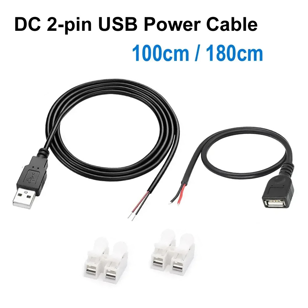 Ipex Connector - Câble d'alimentation USB DC à 2