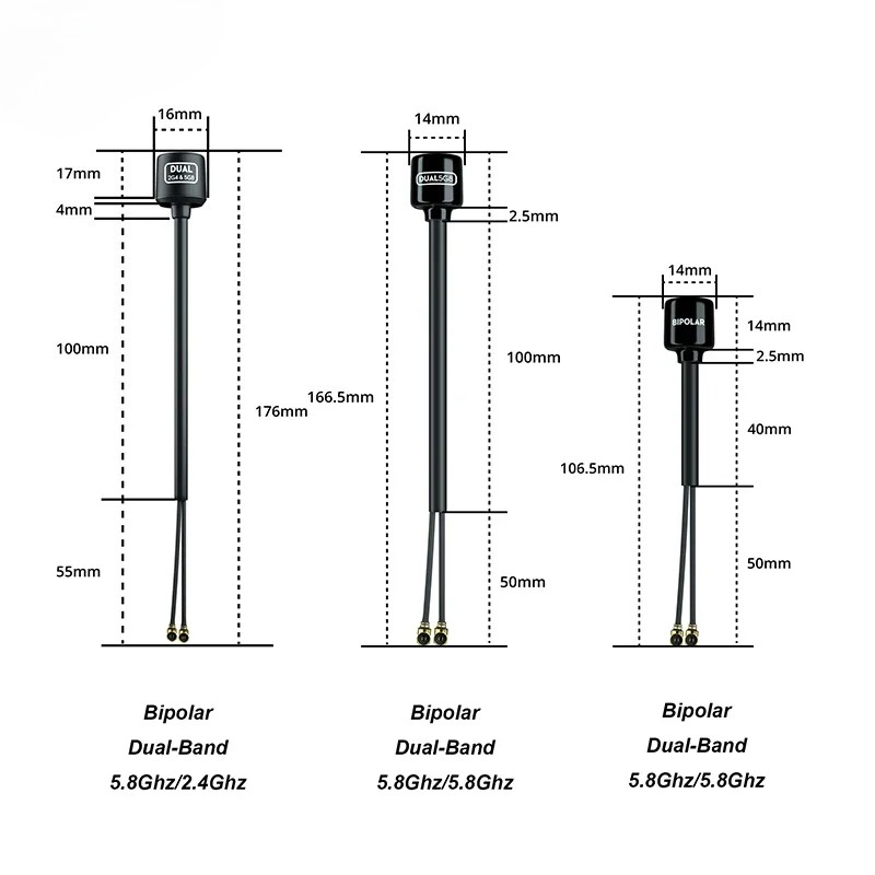 Antenne bipolaire double bande - Antenna 2.4Ghz avis et prix
